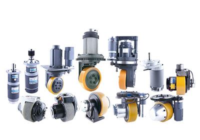 Rueda motriz y motor de dirección asistida