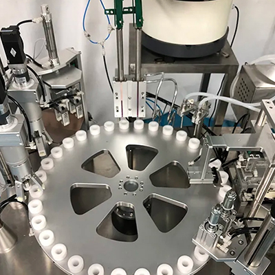 Línea automática de envasado de cosméticos